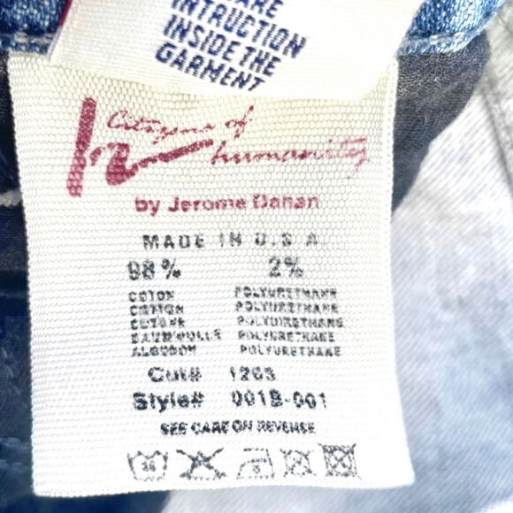 Citizens of Humanity Distressed Cutoff Jean Shorts - Picture 9 of 10